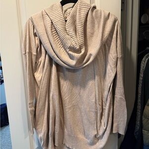 Victoria's Secret Cream Hooded Poncho